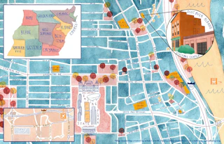 2020 Discover Albany Visitors Guide Map