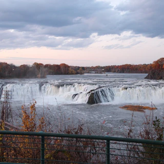 Cohoes Falls in Autumn