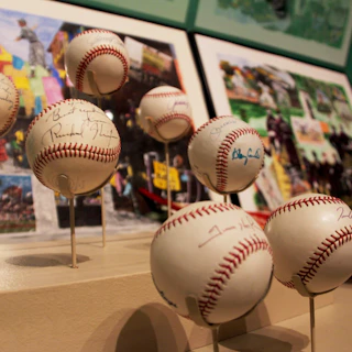 Autographed baseballs