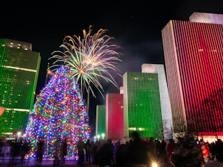 New York State Holiday Tree Lighting at Empire State Plaza