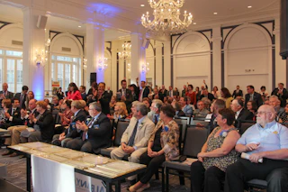 people at a conference
